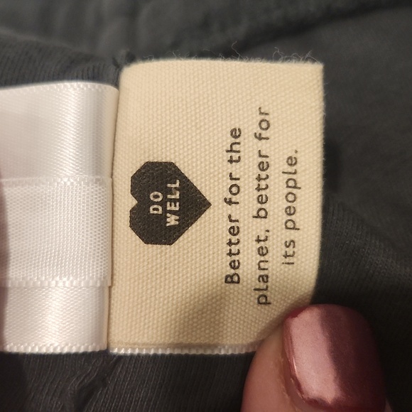 Hunter green Madewell "make weekends longer" bra top size L! - Picture 6 of 12